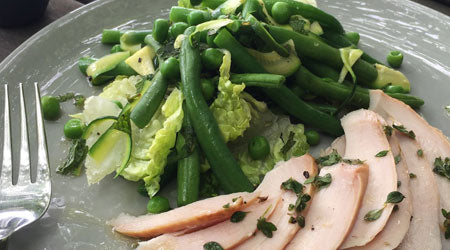 Recipe 1: Green Bean Salad with Smoked Chicken and Lemon-Thyme